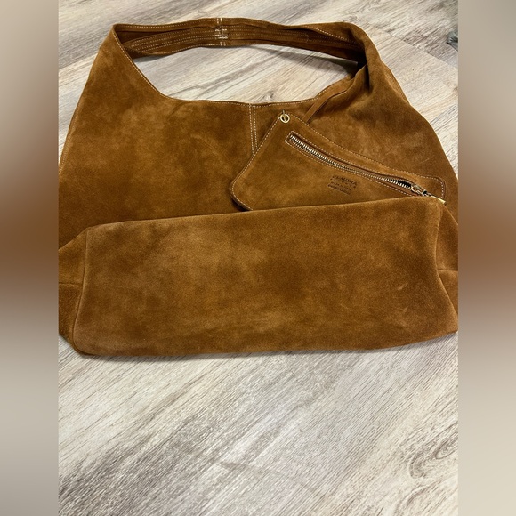 Claudia Firenze Suede Slouchy Hobo Bag Made in Italy - Picture 3 of 4